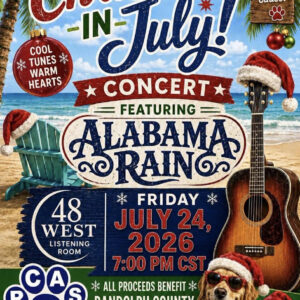 Christmas in July featuring Alabama Rain - July 24, 2026
